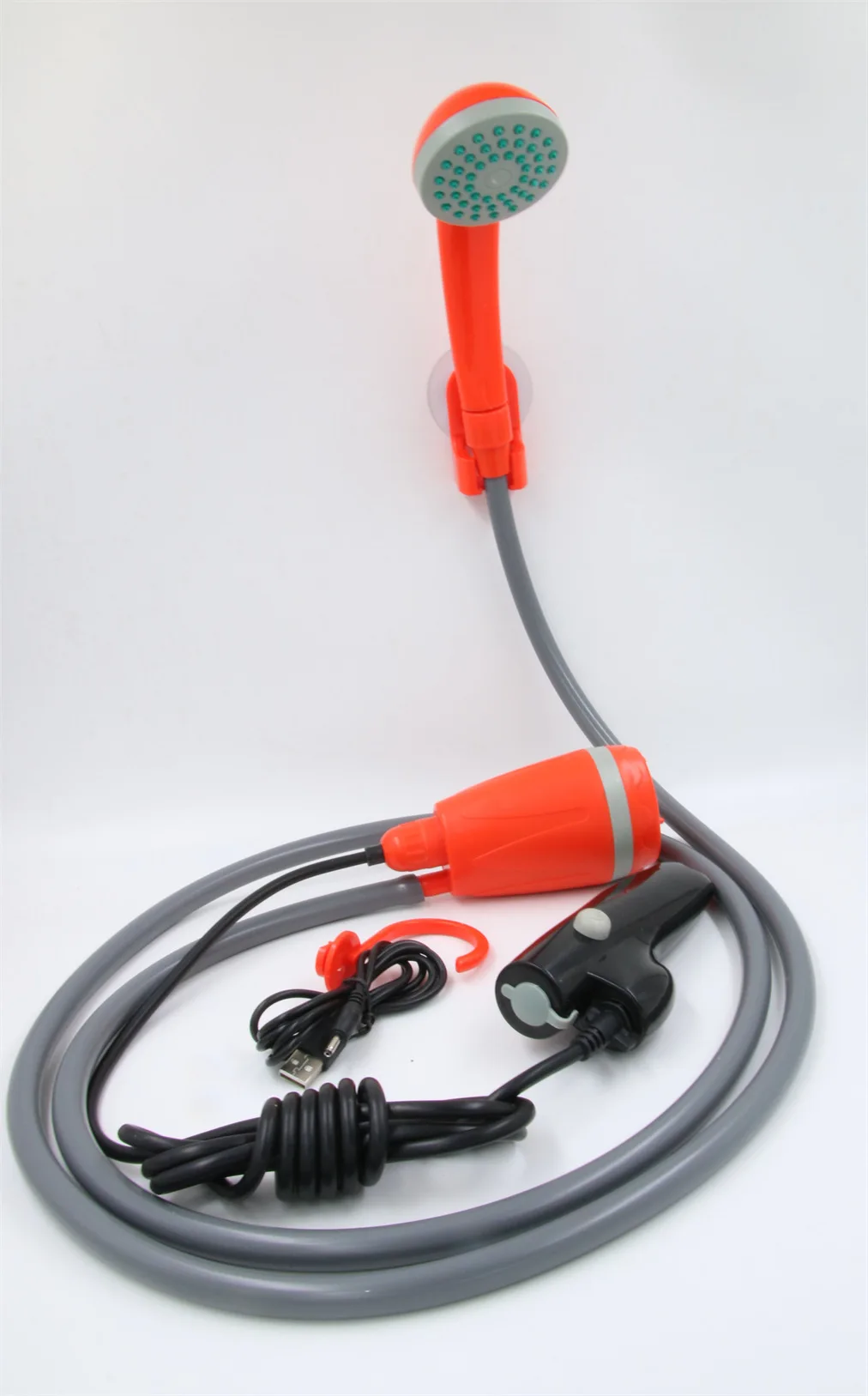 

2020 USB Charging Portable Camp Shower Pump Electric Outdoor Car Wash Handheld Cleaning Showerhead