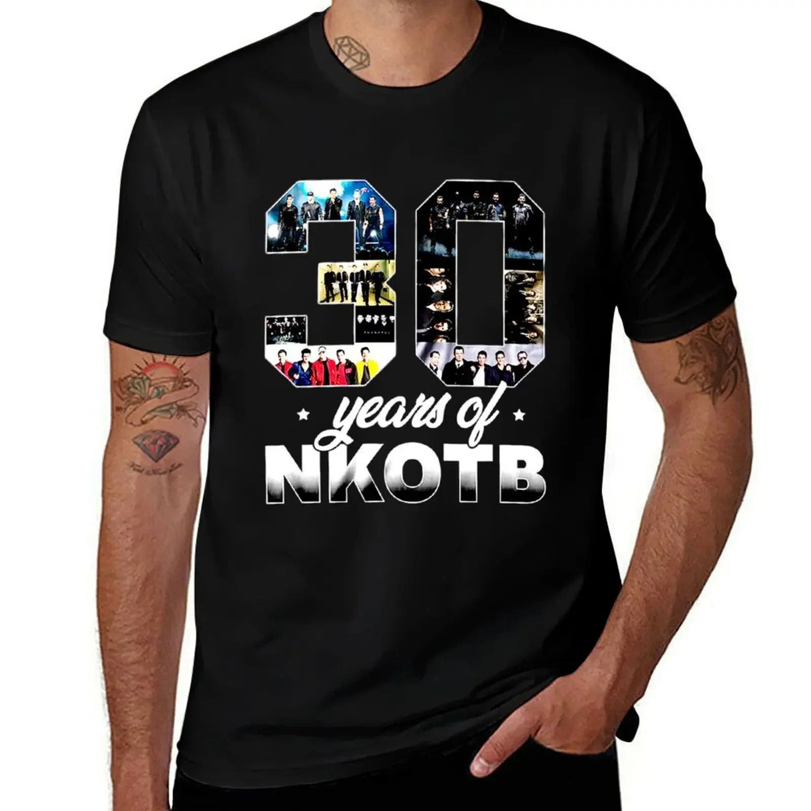 DMNTeestore 30-летняя NKOTB новая винтажная детская юбилейная футболка по