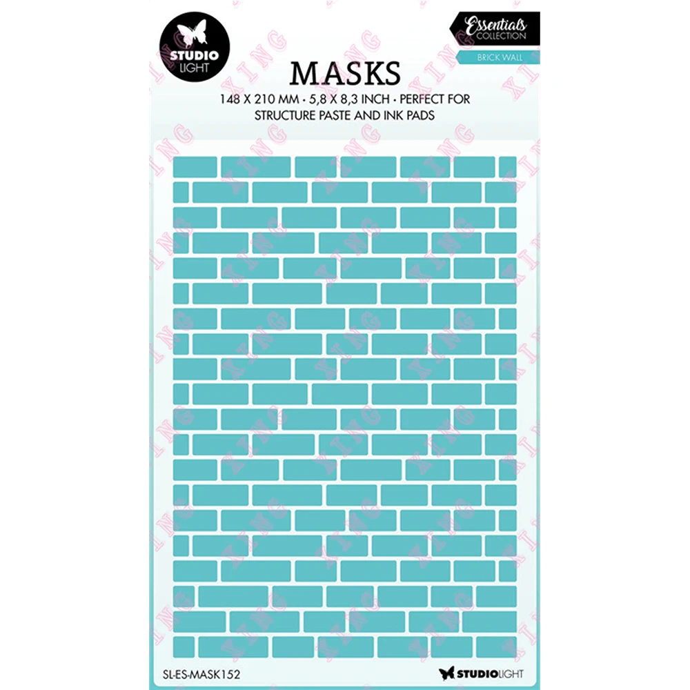 

2022 Newest Brick Wall Diy Layering Stencils Painting Scrapbook Coloring Embossing Album Decorative Template Craft Reusable Mold