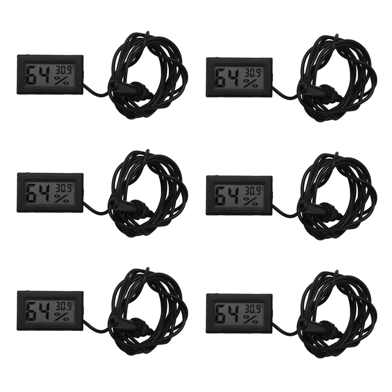 

Цифровой мини-Термометр-Гигрометр с ЖК-дисплеем