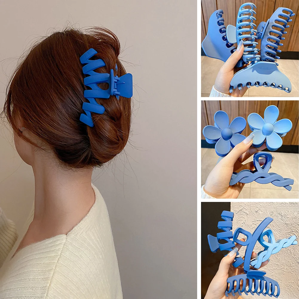 

Аксессуары для волос 8 шт./компл. модные стильные простые женские заколки для волос на спине с синей акулой корейские темпераментные заколки...