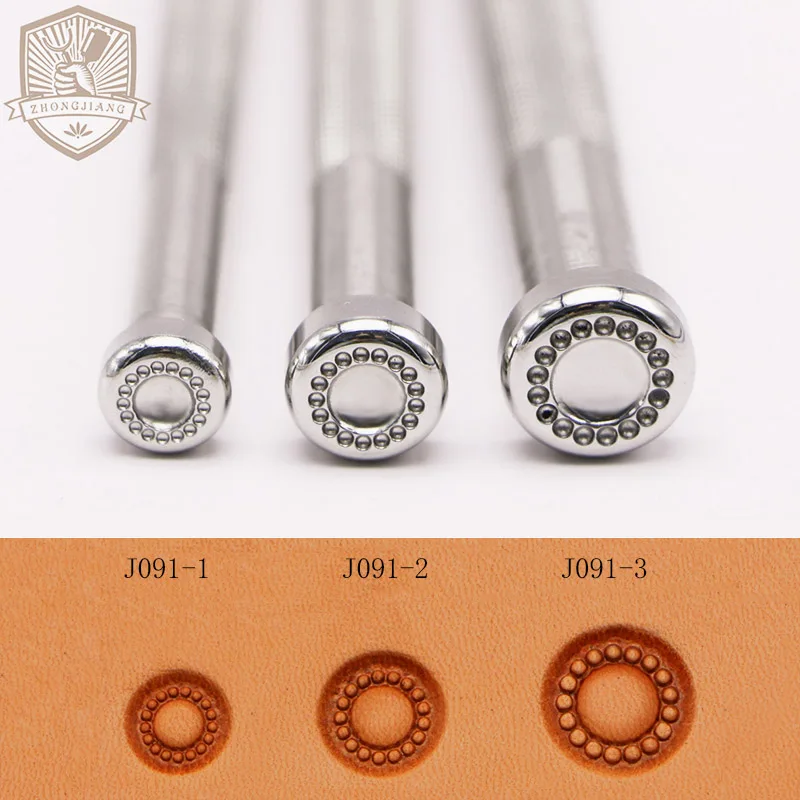 

Geometrics: Long Block with Lines J091-1/J091-2 -Zhongjiang Leather Tools