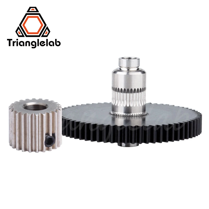 Trianglelab-kit de Engrenagens de para Impressora 3d Extrusora Reprap Hobb Moído de Precisão Conjunto Aço Inoxidável
