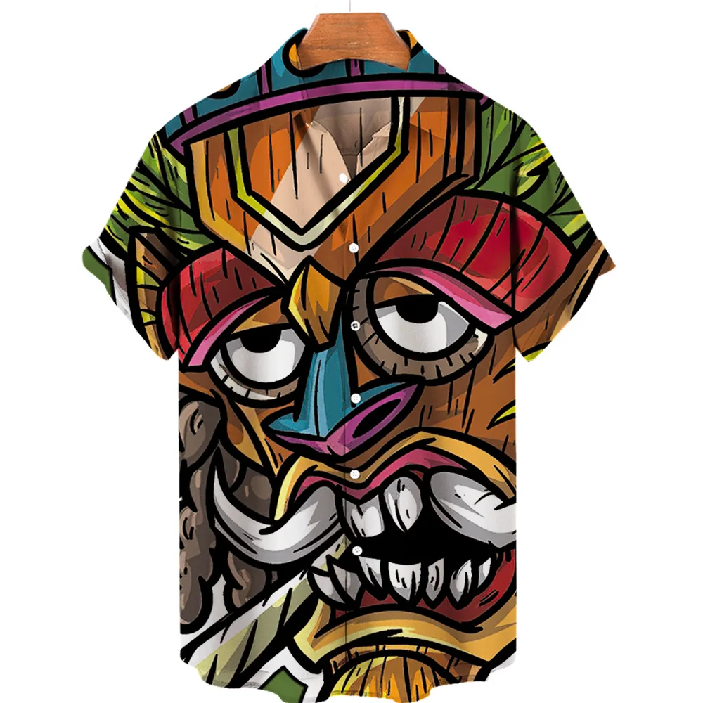 

Graffiti Hawaiian Shirt Skull 3d Print Shirts Men Women Short Sleeve Oversized Blouse Men's Vocation Lapel Shirt Beach Camisas