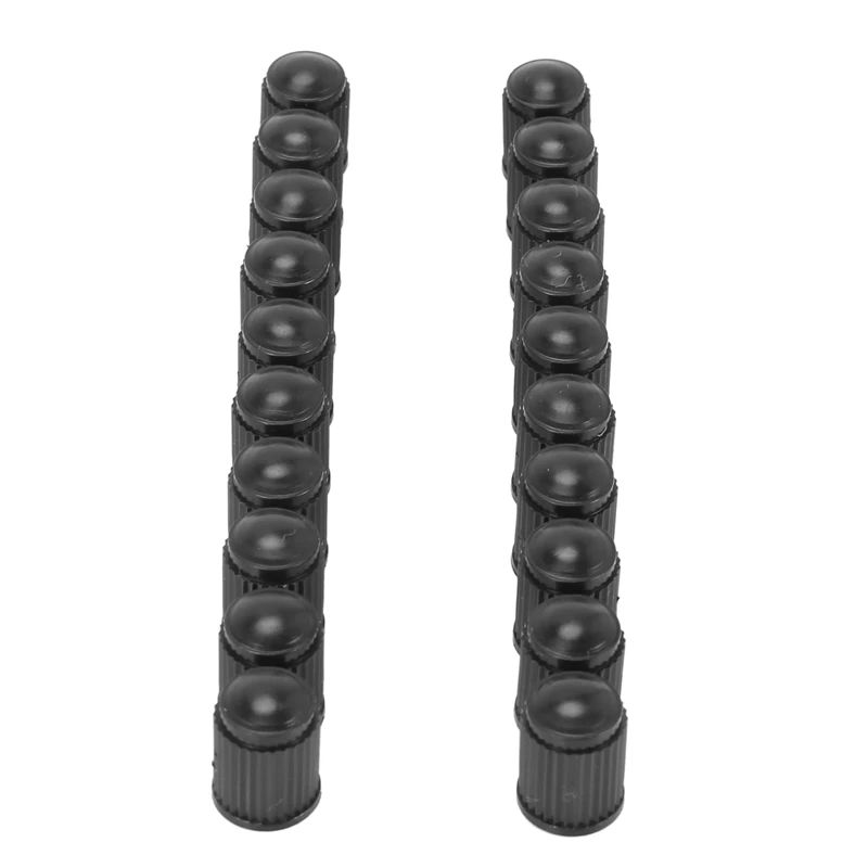 

Пластиковые колпачки для пылезащитных клапанов велосипеда, автомобиля, фургона, мотоцикла, черные трубки для шин, 80 шт.