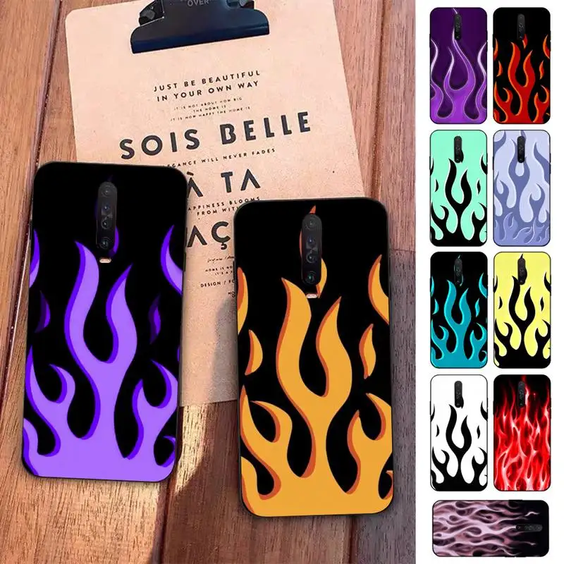 

Flame Painted Phone Case for Redmi 5 6 7 8 9 A 5plus K20 4X S2 GO 6 K30 pro