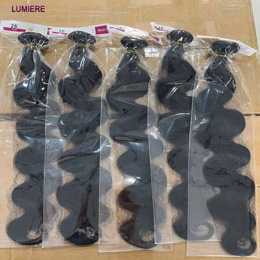 8-40Inch Loose Body Wave Bundles Brazilian Human Hair Weave Bundles 3/4 Bundles Deal Top Quality Human Hair Extensions Wholeasle
