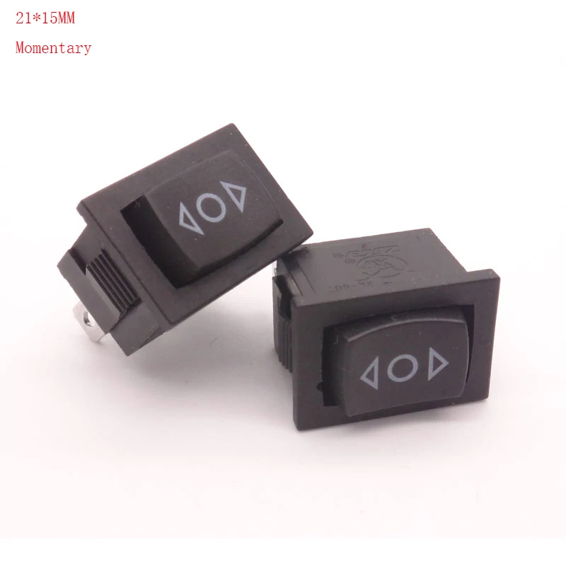 

Rocker Switch Momentary 3Pin 3 Position 15*21MM (ON)-OFF-(ON) Car Dashboard SPDT 10A 250V New Light Switch