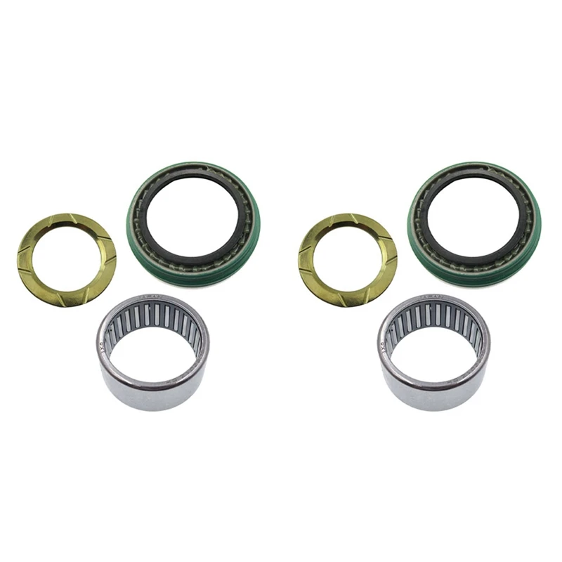 

2X Knuckle Bearing Spacer Oil Seal Set For Mitsubishi Pajero Montero 2Nd L200 3Rd 1990-2005 MB160850 MB160670 MB160671