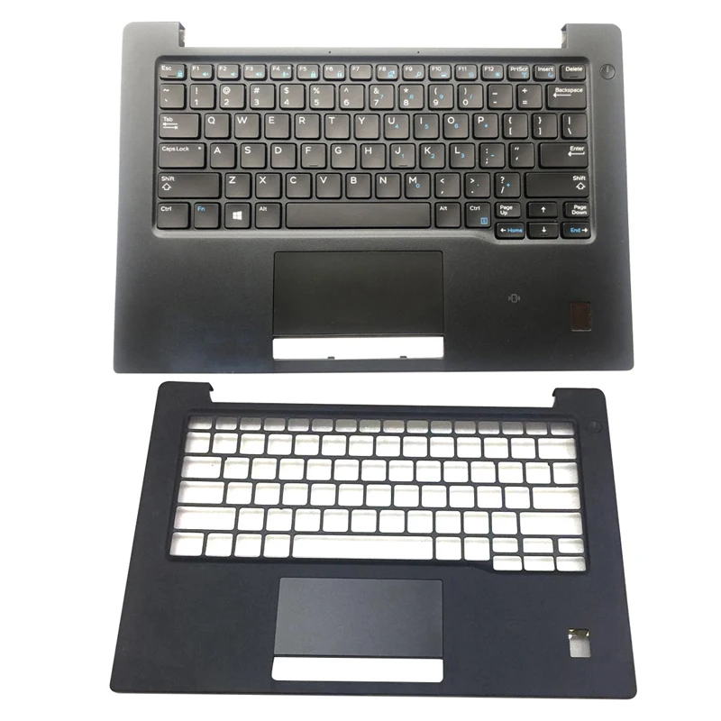 

NEW Laptop For DELL Latitude 13 7370 E7370 Series 0JTGW5 Palmrest Upper Case US Backlit Keyboard Touchpad