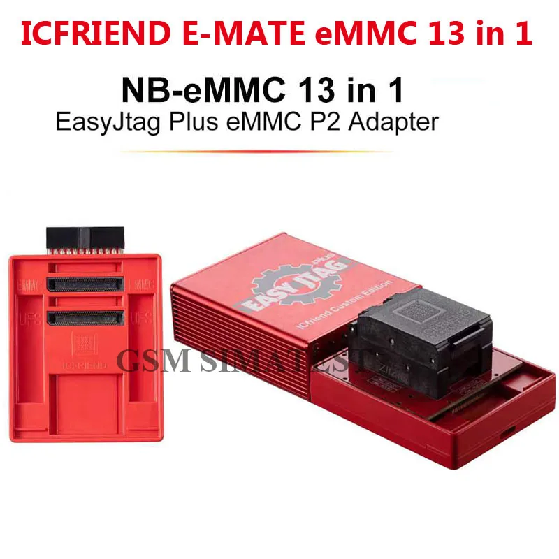 MOORC ICFriend высокоскоростной E-MATE X E MATE BOX EMATE EMMC BGA 13 дюймов 1 для 100 168 153 169 162 186 221 529 254 Z3X