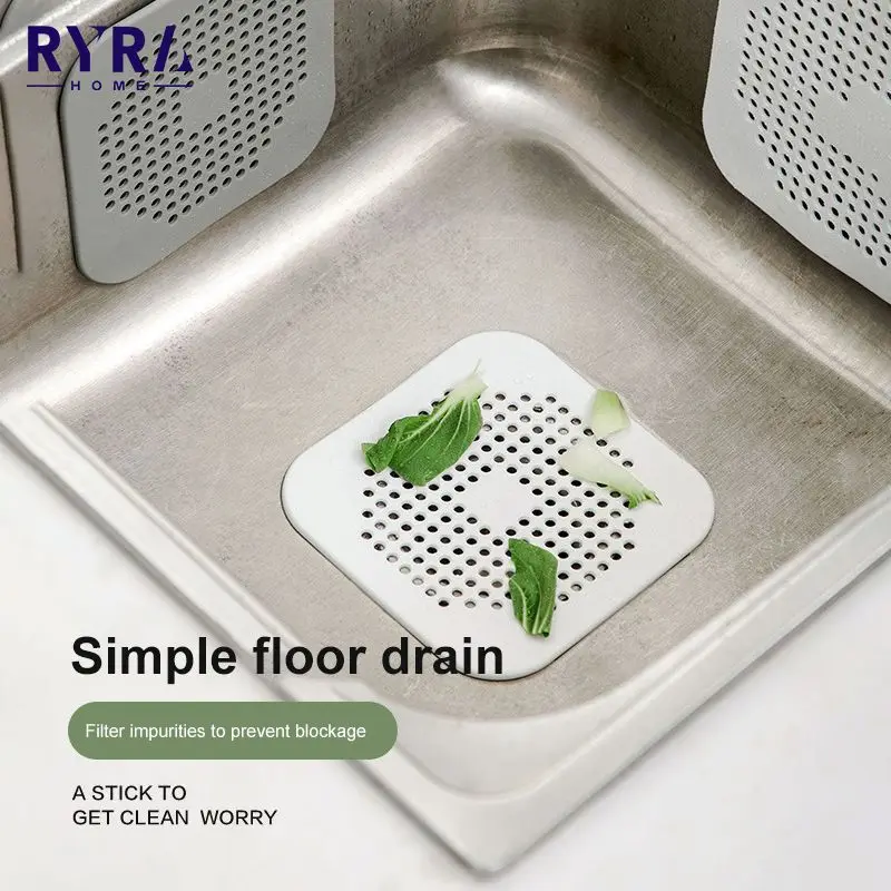 

Silicone Kitchen Sink Filter Shower Drain Hair Stopper Catcher Filter Bathtub Strainer Sewer Outfall Filter Bathroom Accessories