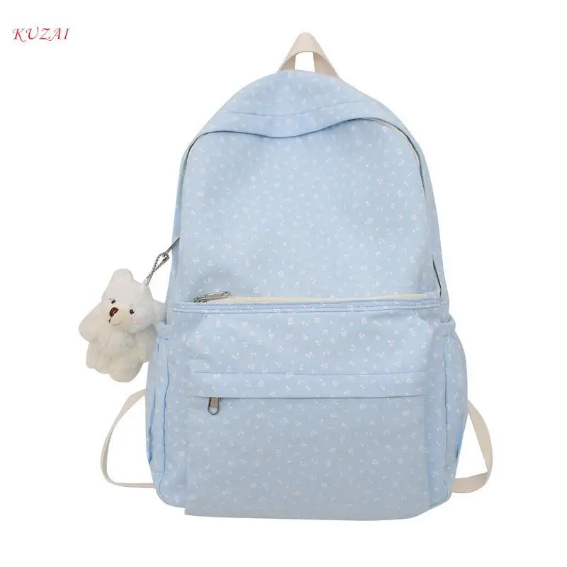 

New Versatile Solid Color Backpack Simplicity Bag Korean Version Teenage Girl Student Schoolbag Large Capicity Women Backpacks