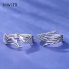 Кольцо обещания лучшего друга с крыльями ангела и демона