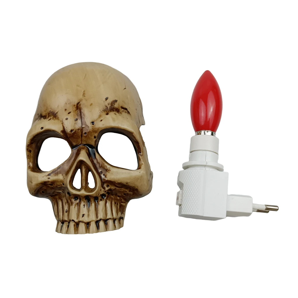 

Energy-saving Realistic Skull Night Light - Lightweight And Eye-friendly For Parties Energy Saving black US Plug