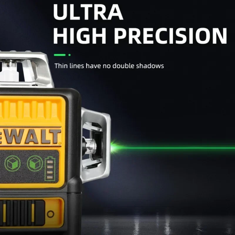 Фото Dewalt Новый DW089LG Зеленый Свет 12-линейные инструменты 360 градусов 12 В литиевая батарея вращающаяся самовыравнивающаяся вертикальная суперлучевая конструкция №4