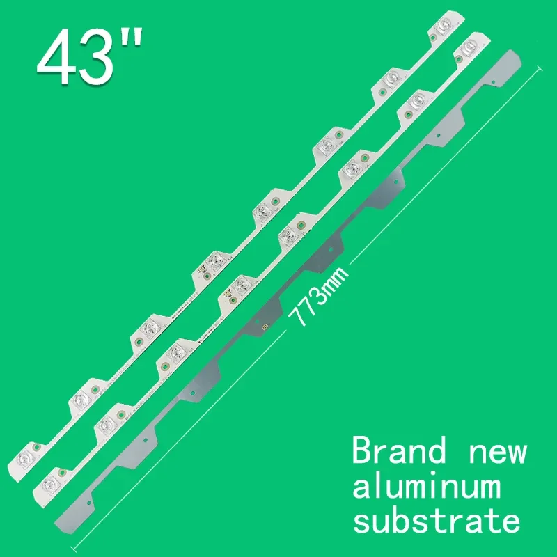 8 светодиодов 6 В 772 мм 3 шт