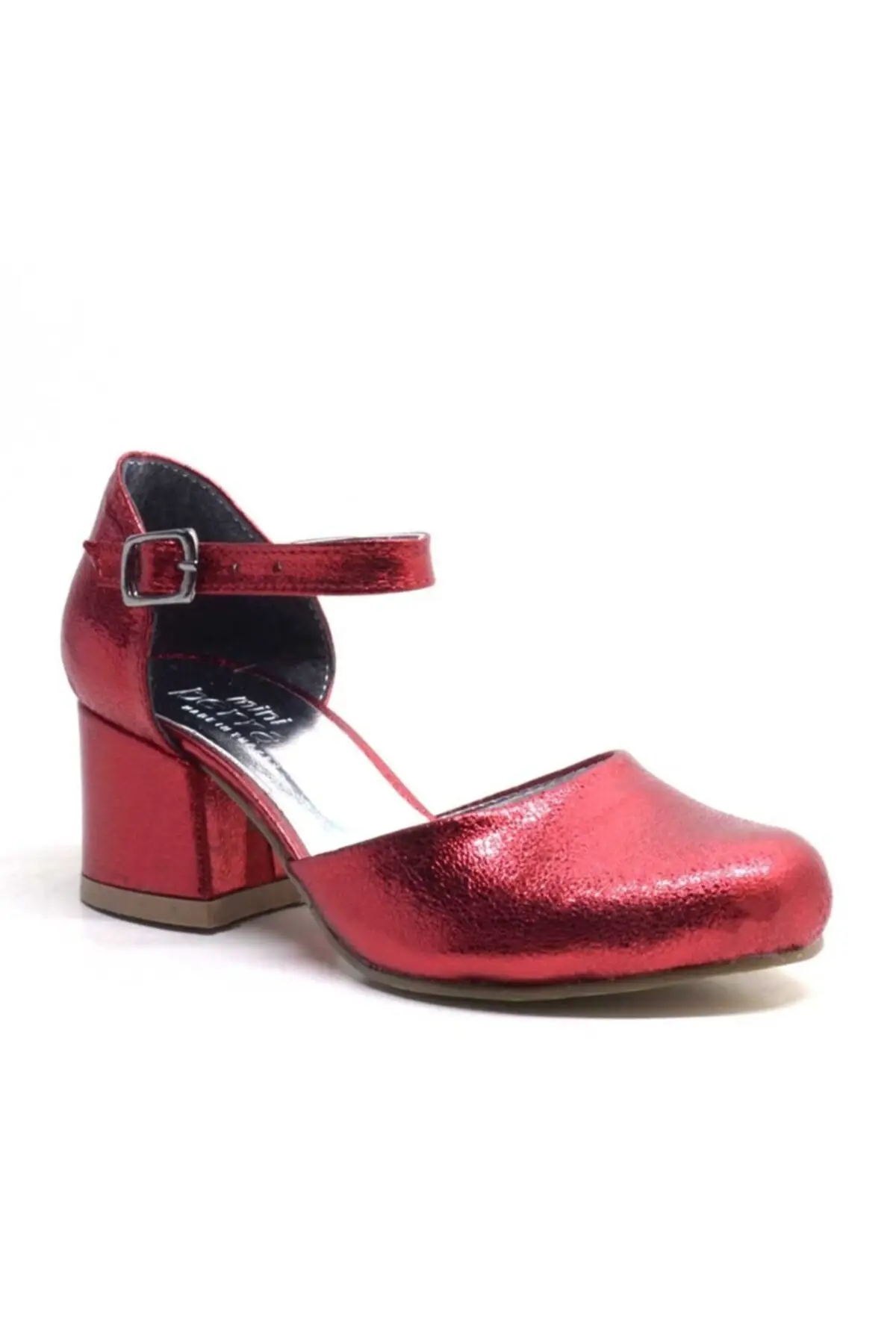 

Лидер продаж, детские красные туфли на толстом каблуке, туфли на высоком каблуке для девочек, Новое поступление 2021, Детские милые повседневн...