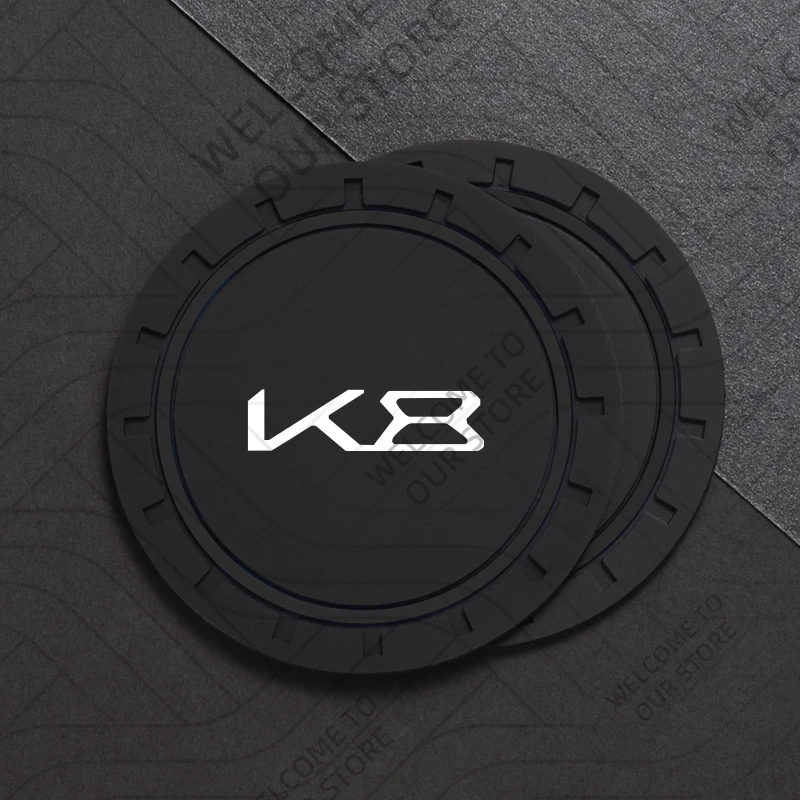 

2 шт. для KIA K8 K5 K3 логотип Cerato Optima Cadenza GT Line автомобильная силиконовая подставка противоскользящая чашка для воды коврик для напитков украшение интерьера