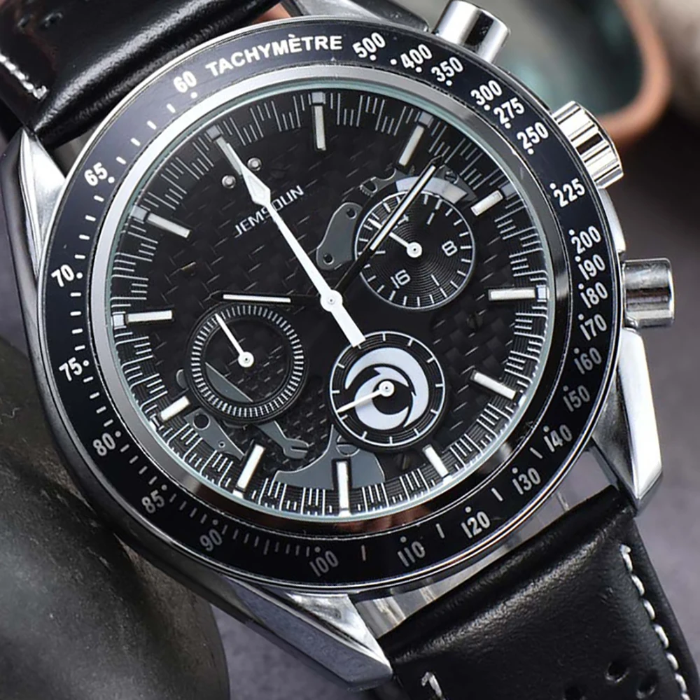 

New Classic Original Mens Watches Business Chronograph Quartz Watch Men Top Quality Creative Sports Male Clock Relogio Masculino
