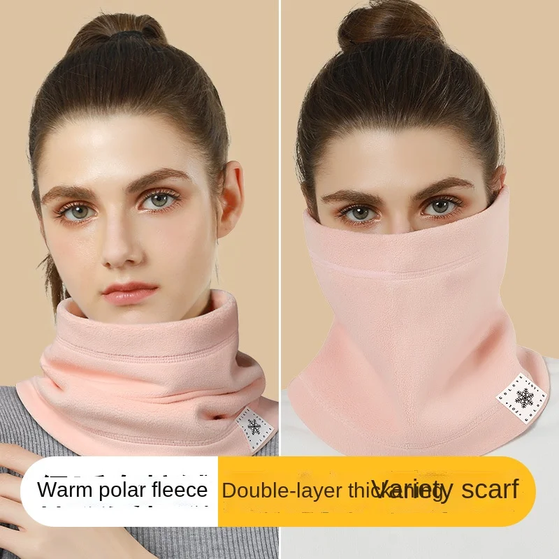 

Double layer Winter Windproof Outdoor Fishing Warm Mask Sports Bandana Scarf Running Cycling Face Cover Neck Gaiter Half Mask