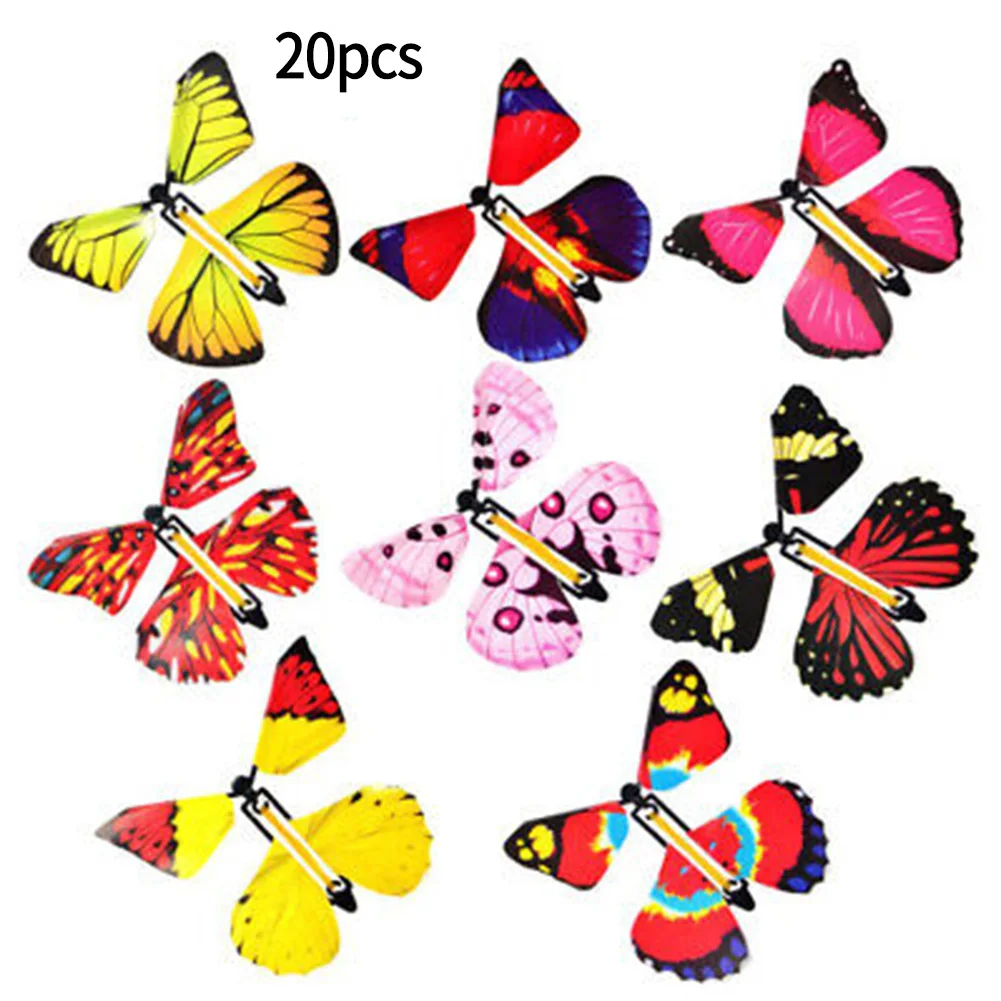

Props Butterfly 3D Toy Art Valentine's Day Child Wedding Christmas Decor Durable Flying For Birthdays Brand New