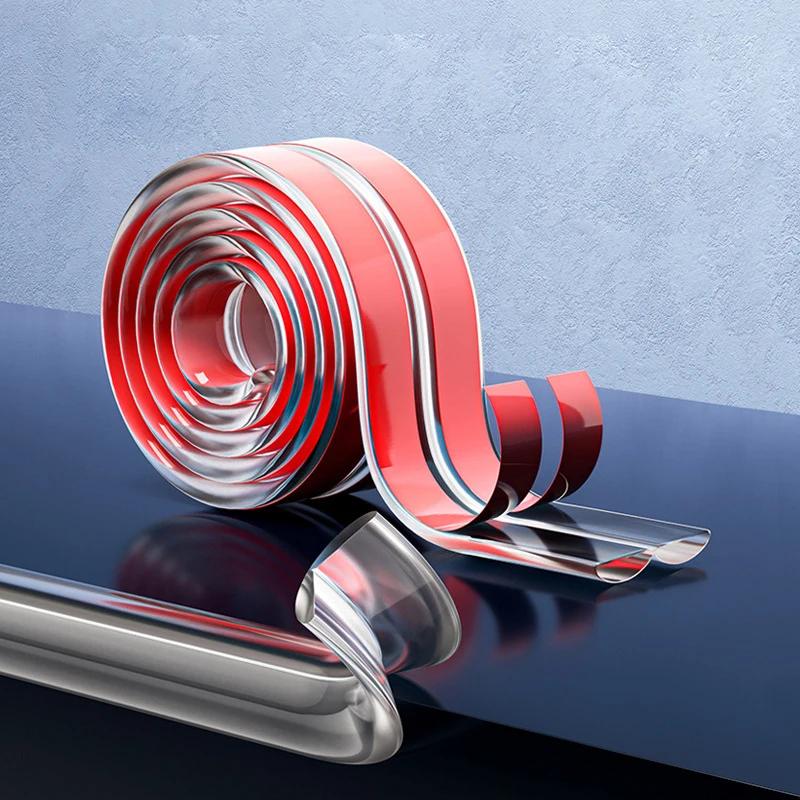 

Double-Sided Tape Baby Security Protection Strip Self Adhesive Transparent PVC Kids Safety Table Furniture Corner Guards Cover