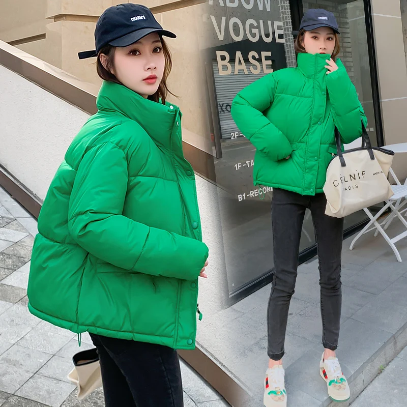 New Autumn and Winter Thickened Outer Wear Padded Jacket Short Bread Jacket Padded Jacket Down Padded Jacket Womens