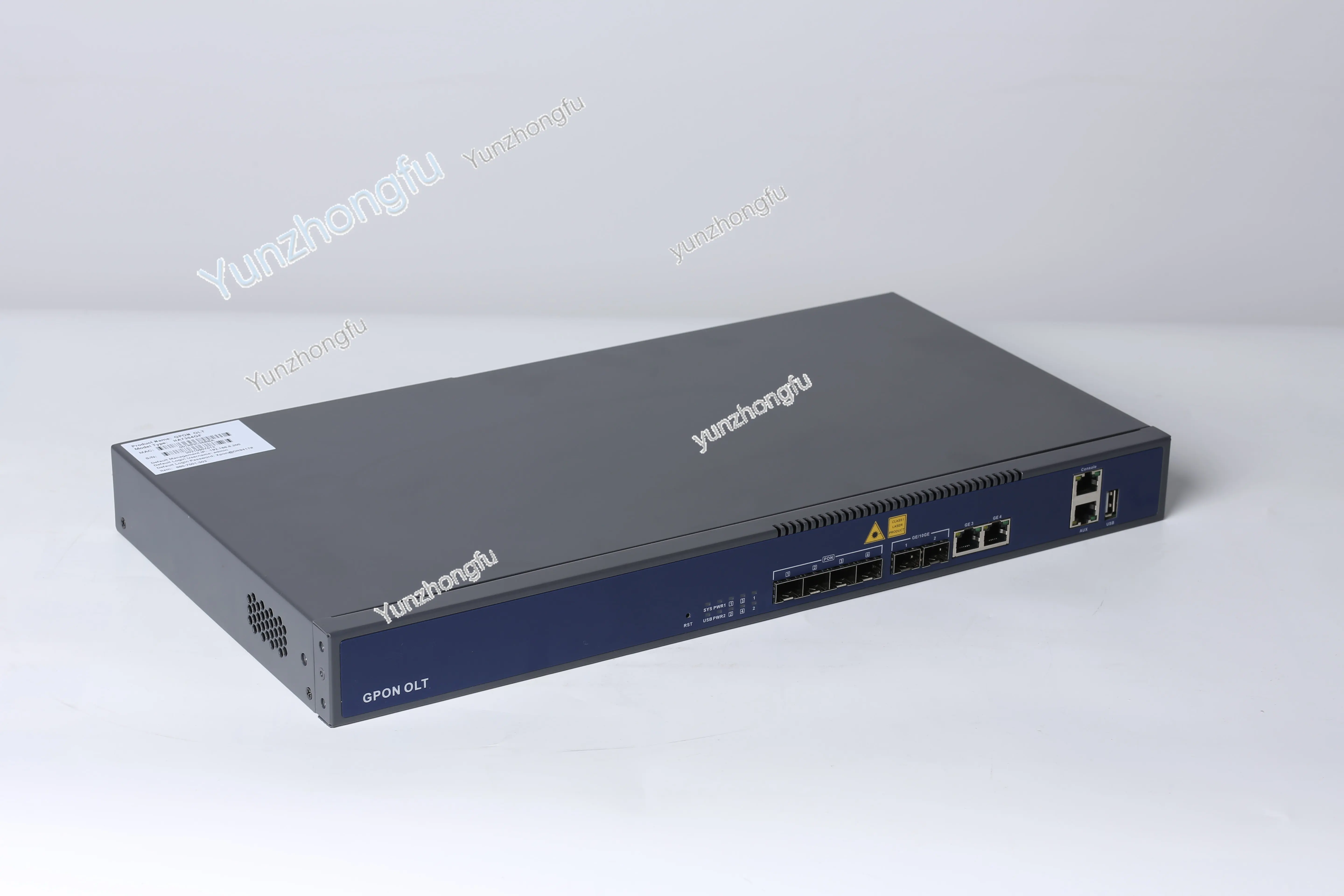 4pon Gpon Olt Gigabit GPON с 4 модулями SFP |