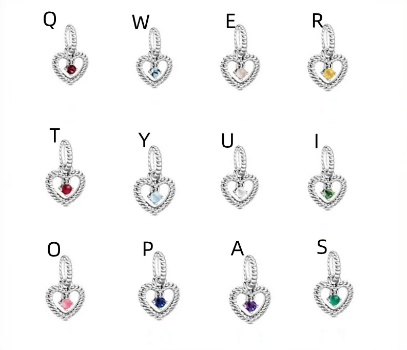 _ Серебряные подвесные бусины для браслетов и ожерелий Pandora