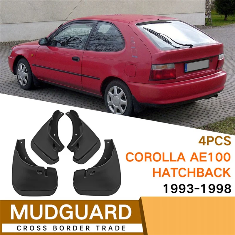

4 шт., брызговики для Toyota Corolla Hatchback, AE100 1993-1998