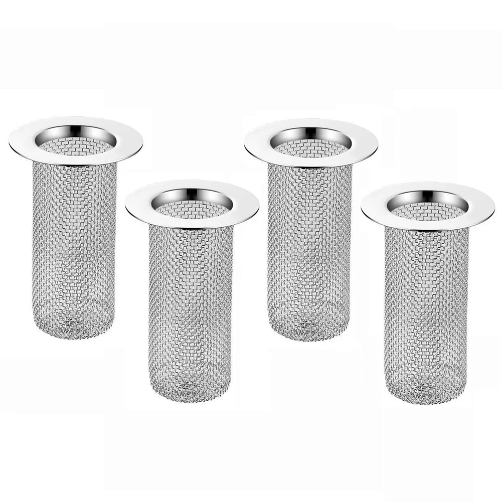 

Kitchen Water Sink Filter Sink Mesh Strainer Stainless Steel Bathroom Floor Drain Cover Shower Hair Catche Stopper Waste Screen