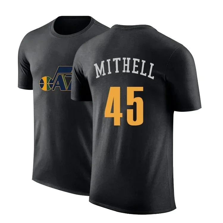 

New comfortable and fashionable American basketball T-shirt and sports dress 45#Loose fitting cotton oversized sweatshirt