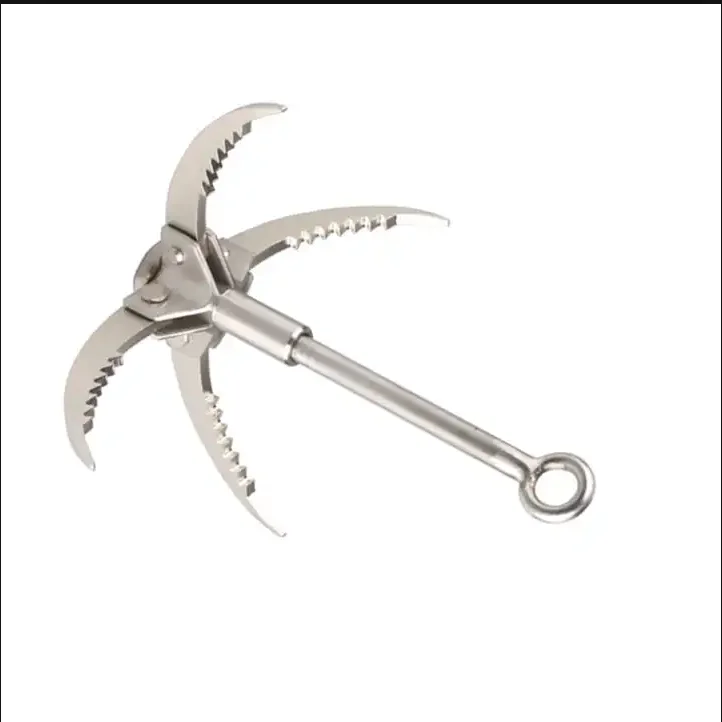 Оптовая продажа складной гравитационный крючок из нержавеющей стали для