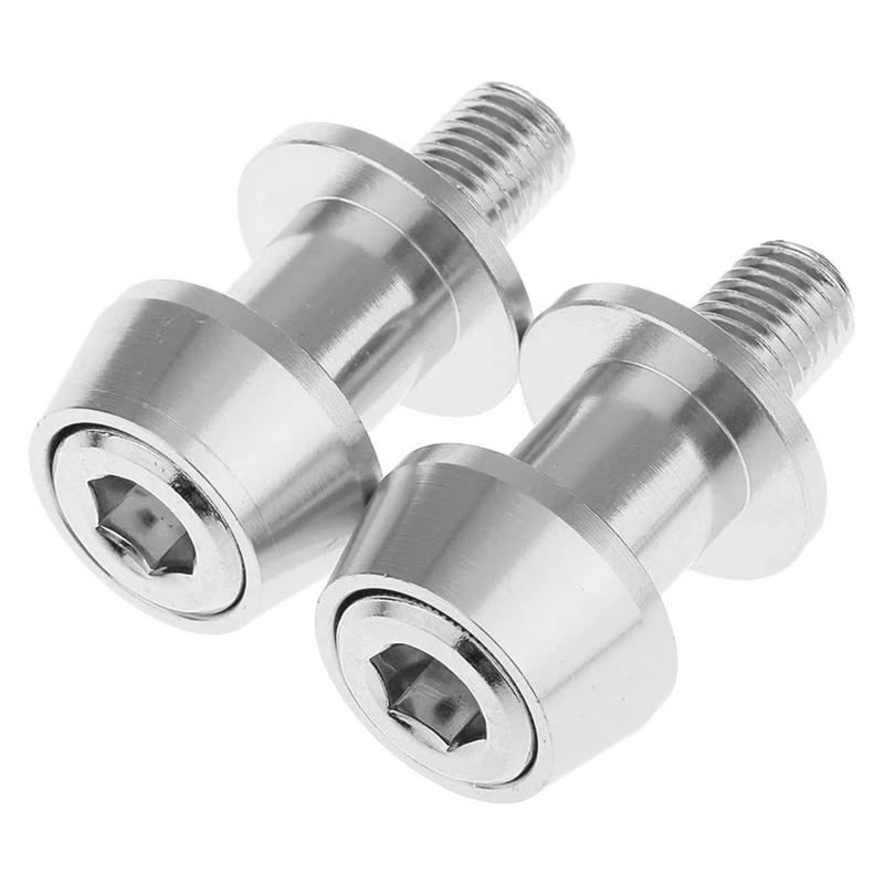 

2X Motorcycle CNC Swingarm Swing Arm Spool Sliders Stand Bobbins 10Mm For Kawasaki Ninja 250 ER6 Z 250 ER6F