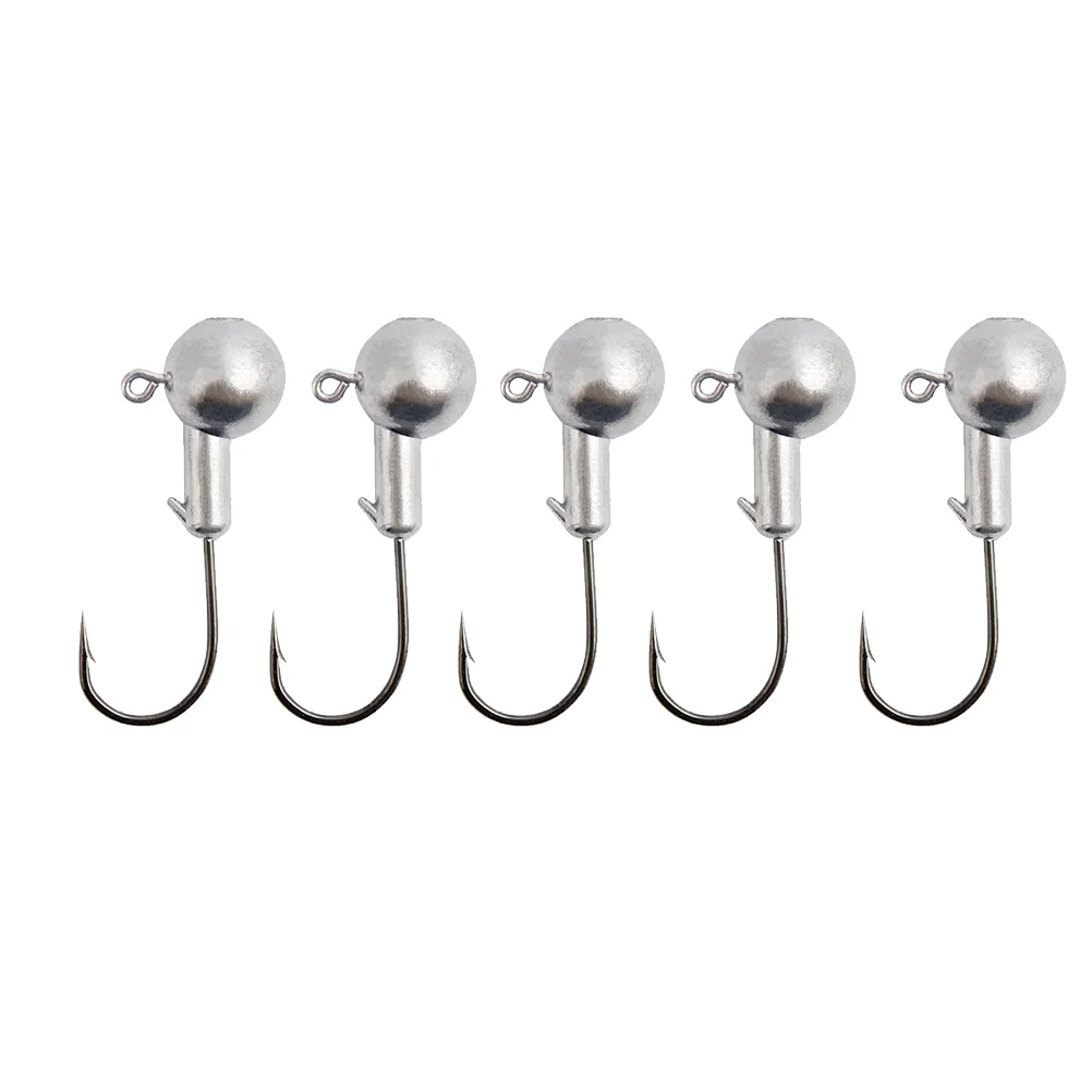 

50pcs Fishing Hooks Jig Head Fishing Hooks Outdoor Fishing Hooks Fishing Tackle