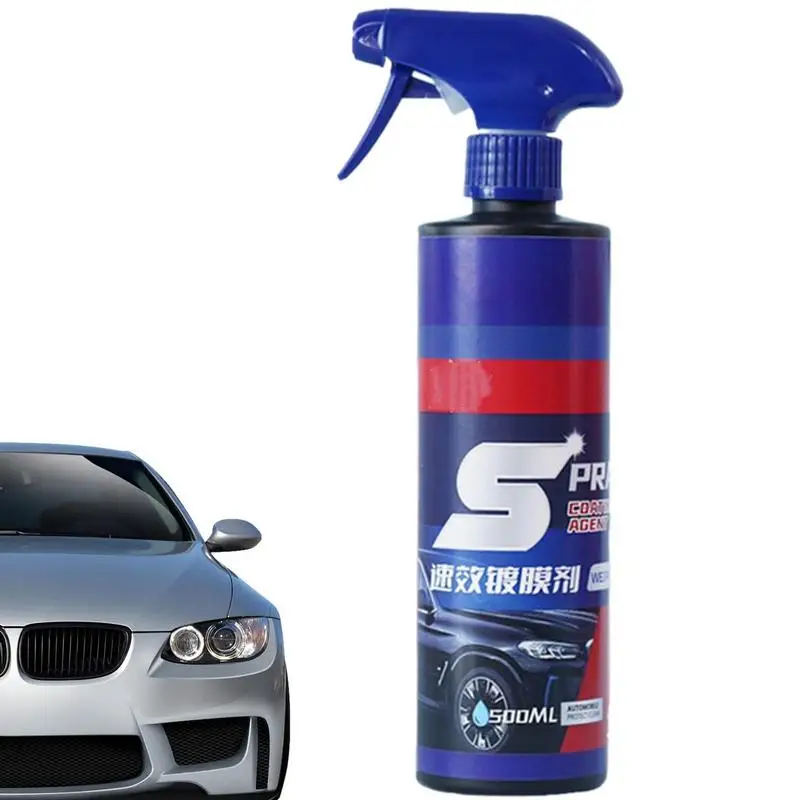 

3 In 1 Car Paint Repair Ceramic Coating Spray 500ml Quick Nano-coating Spray Wax Automotive Hydrophobic Polish Paint Cleaner