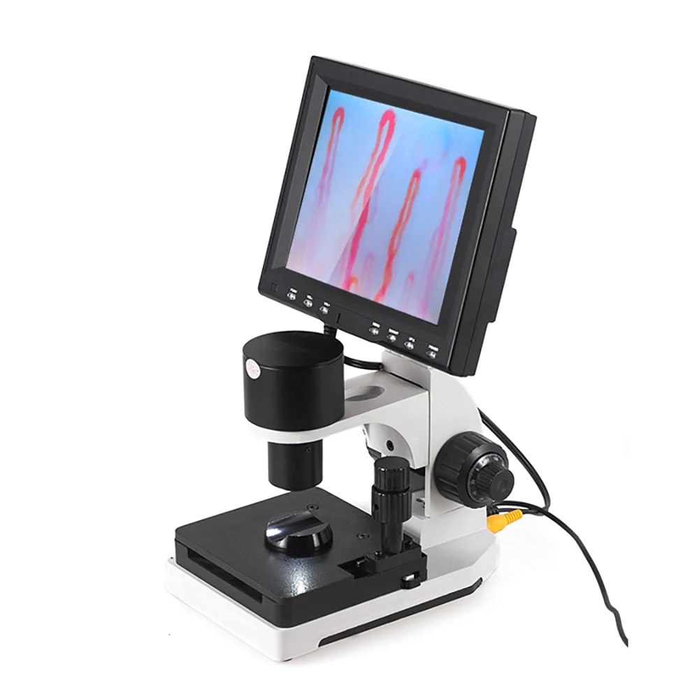 

8/10/12 Inch Capillary NailFold Video Capillaroscope Detection Instrument Microcirculation Microscope