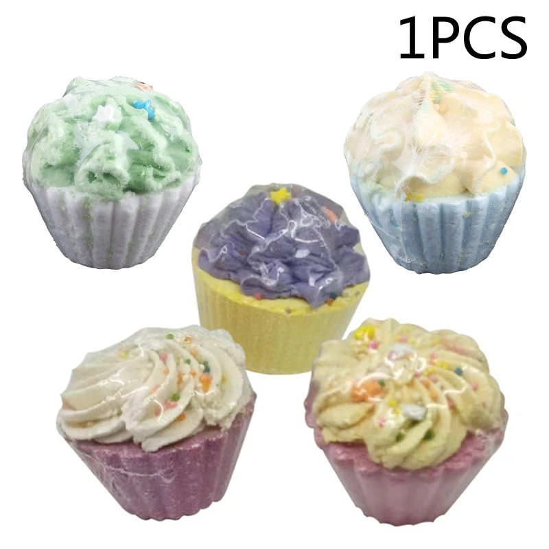 

Cup Cake Bubble Bath for Women Moisturizes Dry Sensitive Skin Natural Fizzy Scent and Bubbles