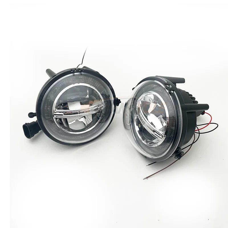 2 шт. светодиодные DRL дневные ходовые огни Halo кольцевые позиционные лампы для Mini