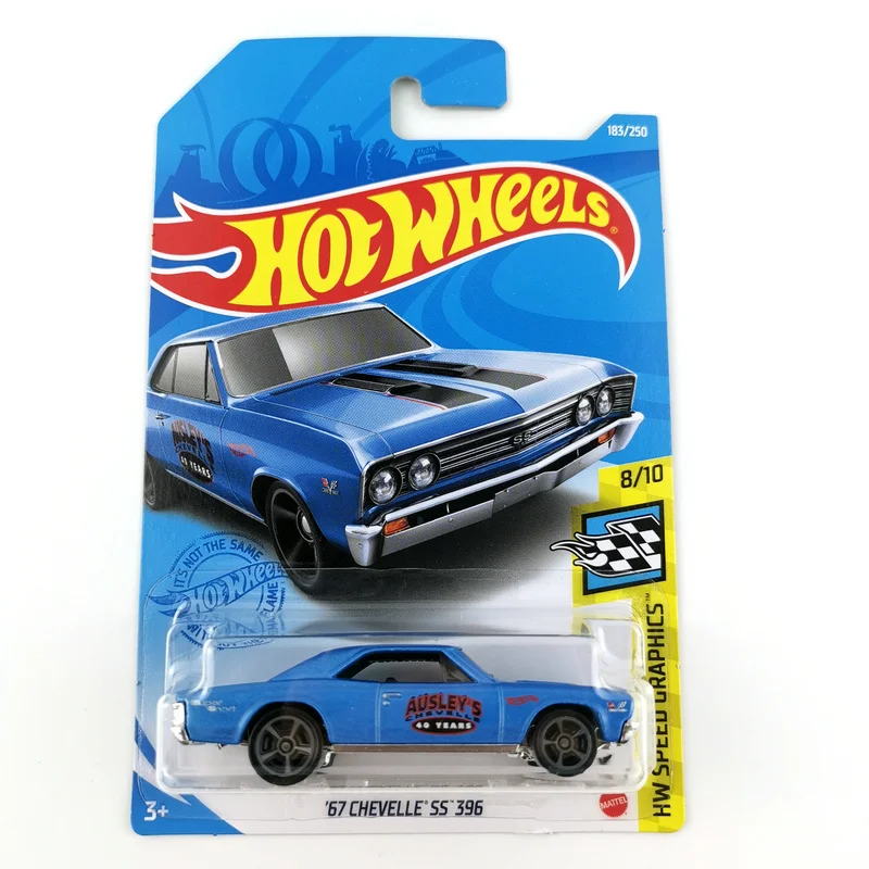 

2021-183 автомобили Hot Wheels 67 CHEVELLE SS 396 1/64 Коллекционная Металлическая Модель литья под давлением игрушечные автомобили