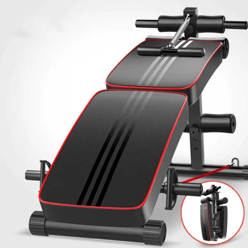 

Gym Fitness Foldable Muscle Press Supine Bench Dumbbell Board Sit-ups Rack Weight Lift Training Body Building Equipment Home HWC