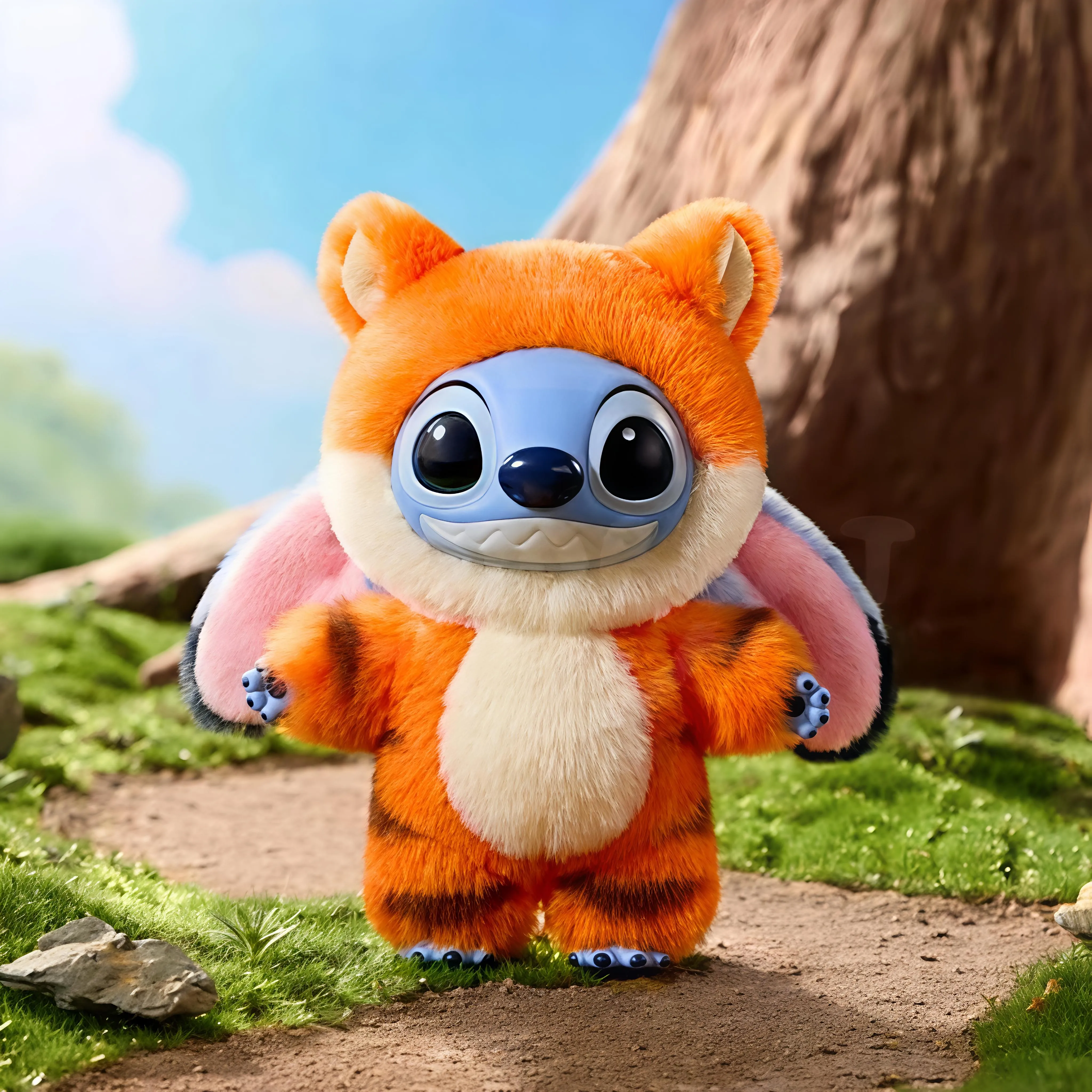 Фото Набор виниловых плюшевых игрушек Disney Stitch Adventure Series POPMART: коллекционные фигурки в закрытых коробках, милые аниме-модели для декора рабочего стола №3