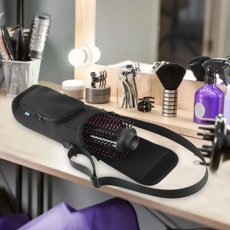 

Hair Dryer Case Hair Dryer Carrying Bag Hard Carrying Case Waterproof Accessories Protection Organizer Combs Curlers Hair Dryers