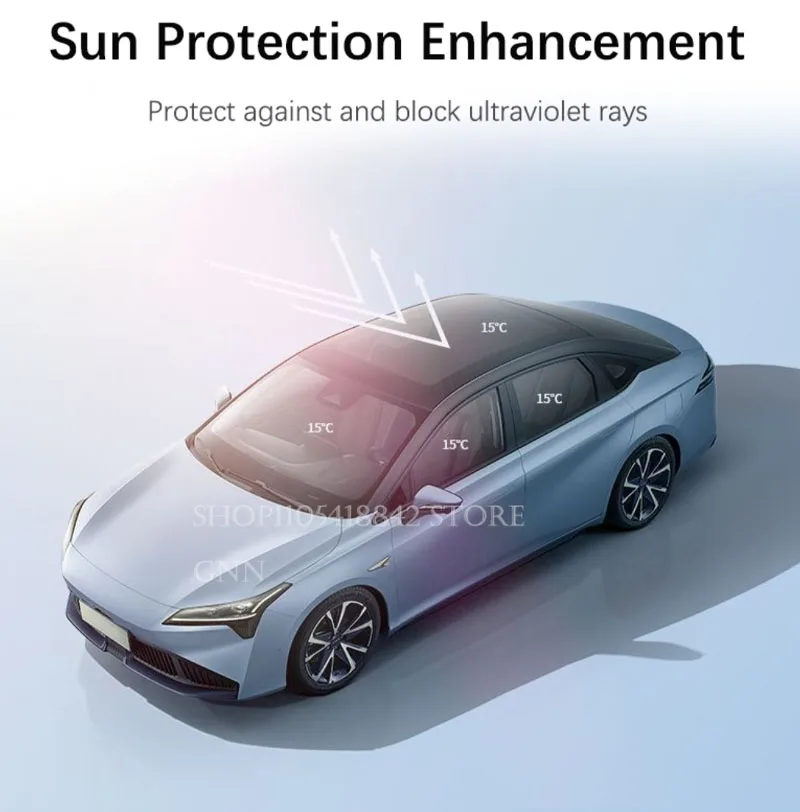 Фото Солнцезащитная шторка для люка автомобиля GAC Aion UT UMO 3 AY2 2025-2027, электростатическая, теплоизоляционная, солнцезащитный экран №5
