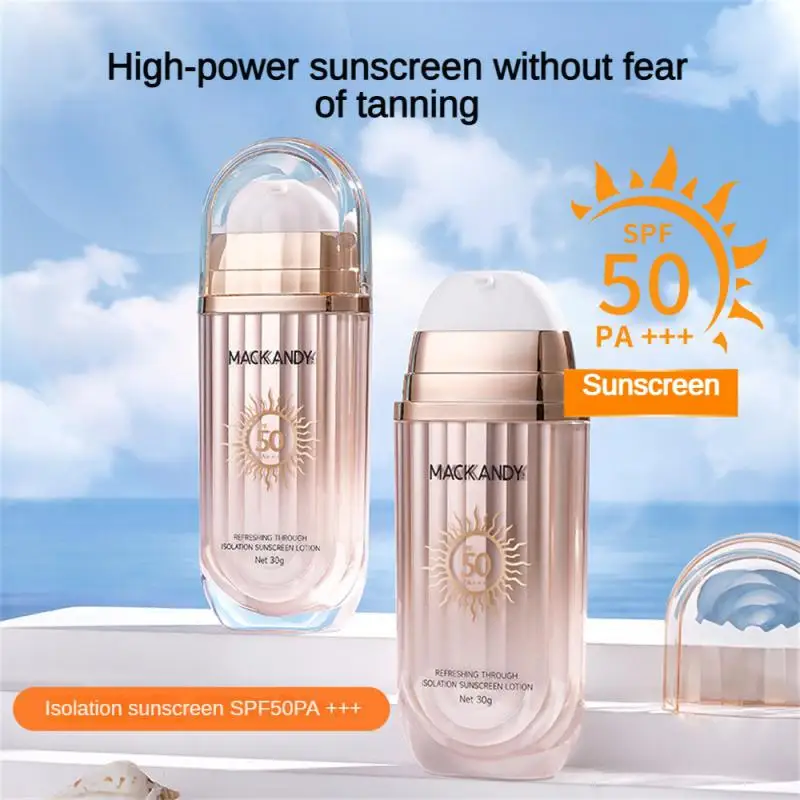 

SPF50+ Sunscreen Cream Gel Isolation Lotion Men Women Moisturizing Whitening Waterproof Long Lasting Refresh Water Facial Care