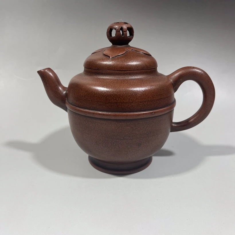 

Chinese Yixing Tea Pot Handmade Red Clay Zisha Exquisite Teapot Raw Ore Shao Jingnan 480cc