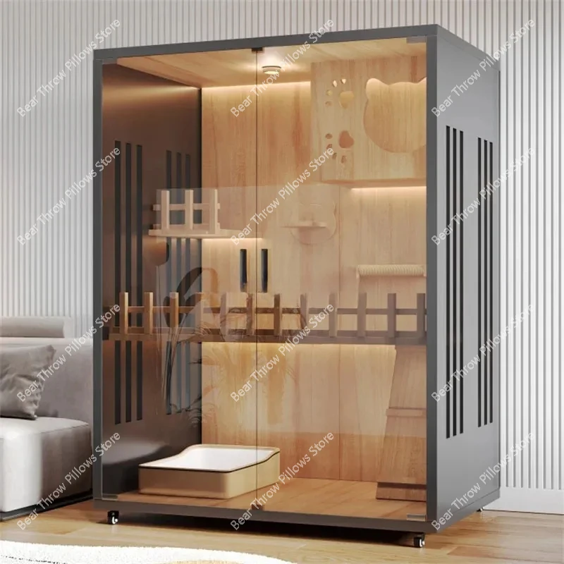 Водонепроницаемая клетка для кошек домашний интерьер дома наполнитель