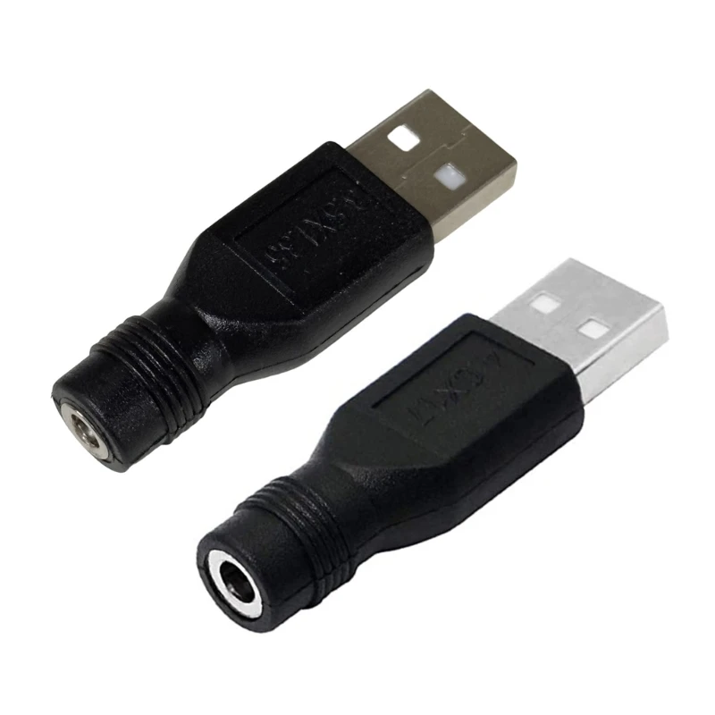 

Portable 5V USB to Adapter USB A Male to 3.5x1.35mm/4.0x1.7mm Female Connector for Small or USB Electronics
