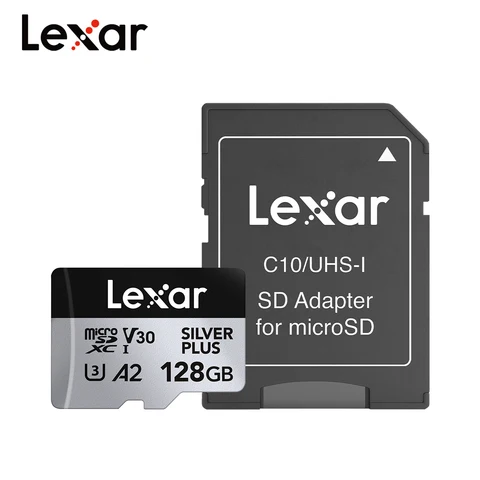 Lexar Silver Plus A2 V30 microSDXC карта памяти 64/128/256 ГБ